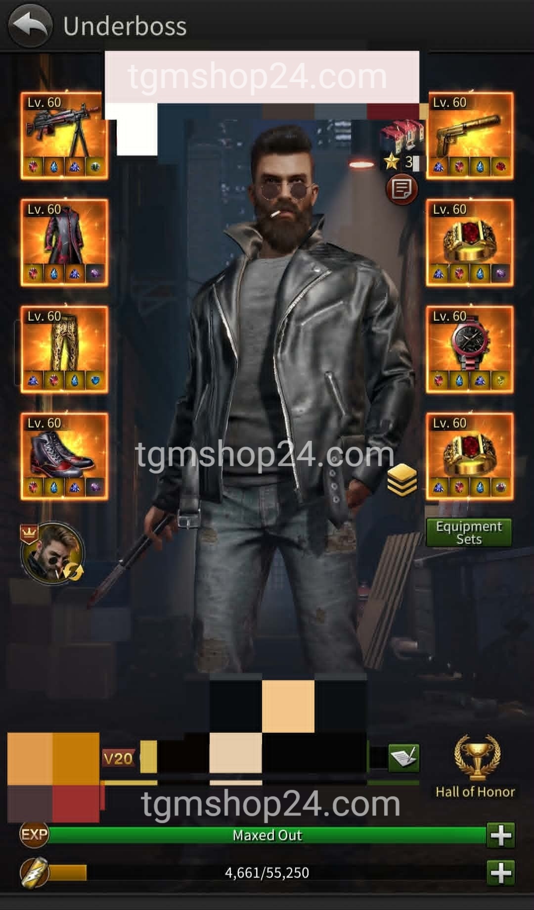 1.9 Billion VIP 20 Raid Leader 5 Legacy GF Stats 2000%