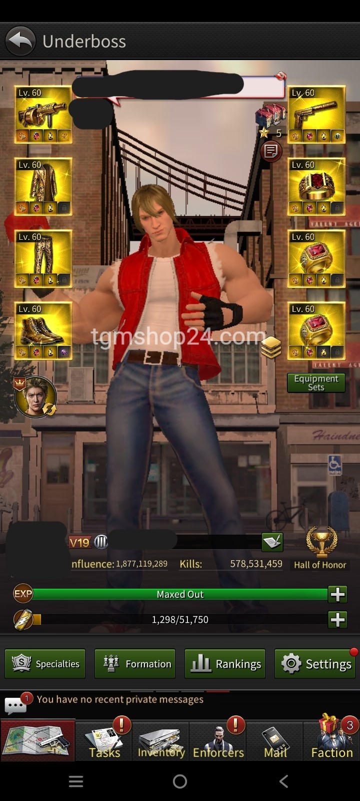 1.8 Billion VIP 19 Paid Grand Enforcers 10 Star Troops