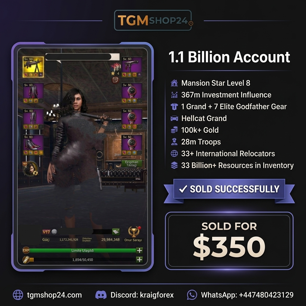 1.1 Billion Account VIP 17 Grand Hellcat