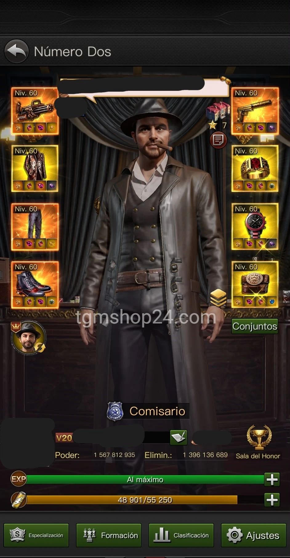 1.5 Billion VIP 20 Star Level 10 Stats 2000%